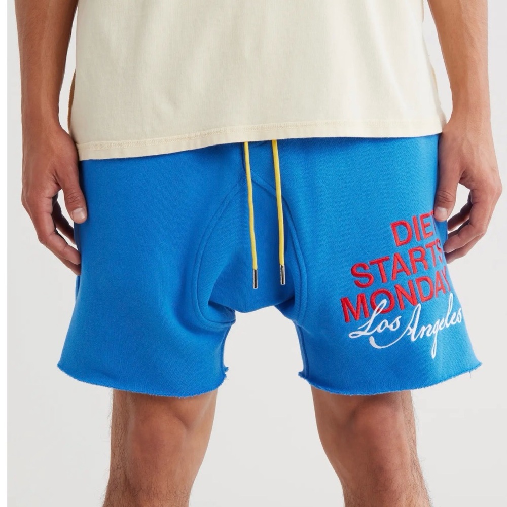 Diet Starts Monday DSMLA Ace Shorts Blue Red Heavyweight Shorts Small NWT - Picture 14 of 15